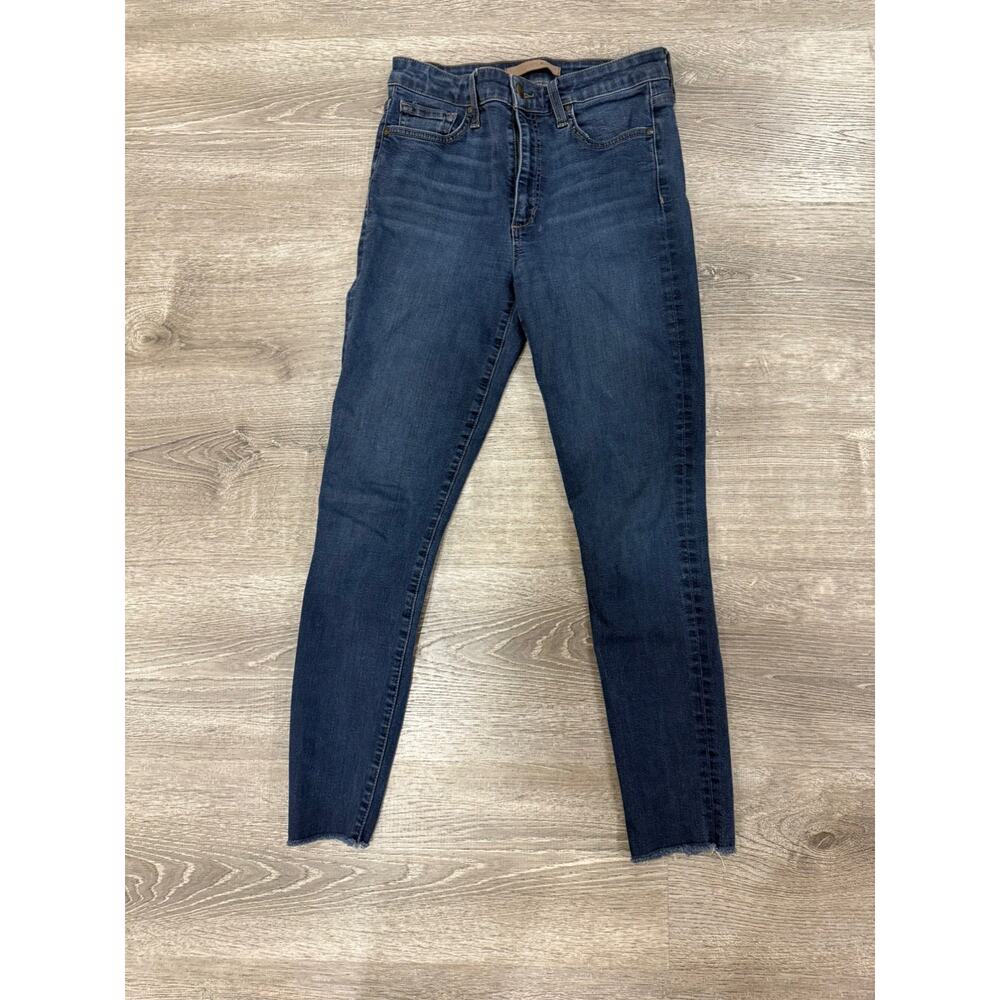 Joe's Jeans Dark Wash The Charlie High Rise Skinny Ankle Blue Jeans, Size 28